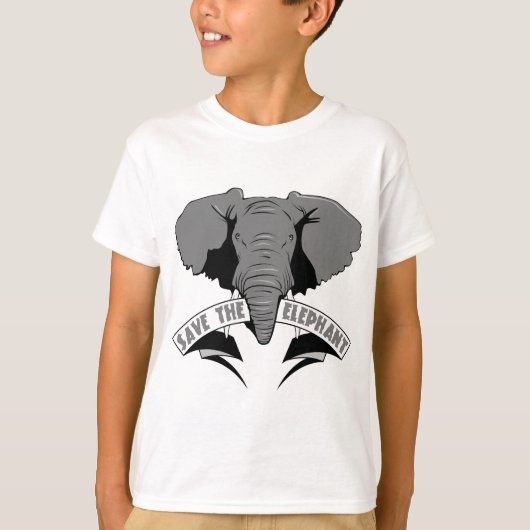 Sparen de olifant t-shirt (Voorkant)