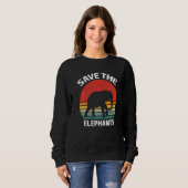 Sparen de olifantenolifant Elephant Trui (Voorkant volledig)