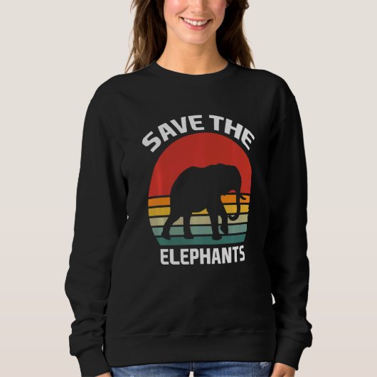 Sparen de olifantenolifant Elephant Trui (Voorkant)