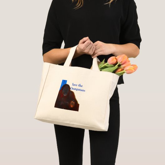 Sparen de Orangutans Mini Tote Bag (Voorkant (product))