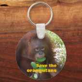 Sparen de Orangutans Sleutelhanger (Voorkant)