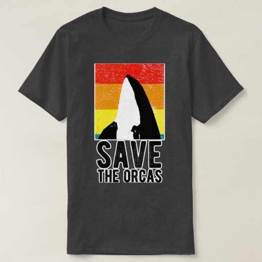 Sparen de Orcas Killer Whale Zee Panda 1 T-shirt (Design voorkant)
