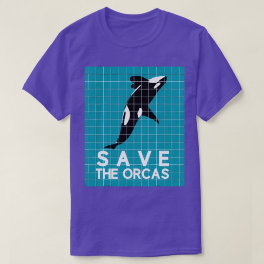Sparen de Orcas Killer Whale Zee Panda 4 T-shirt (Design voorkant)