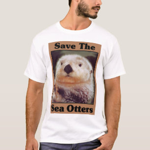 Sparen de Otters van het Zee T-shirt