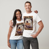 Sparen de Otters van het Zee T-shirt (Unisex)