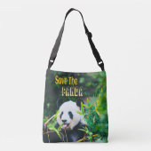 Sparen de Panda Crossbody Tas (Achterkant)