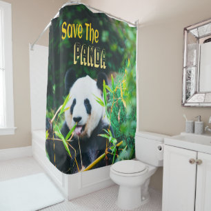 Sparen de Panda Douchegordijn