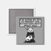 Sparen de Panda Magneet (Voorkant / Achterkant)