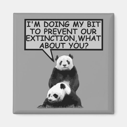 Sparen de Panda Magneet (Voorkant)