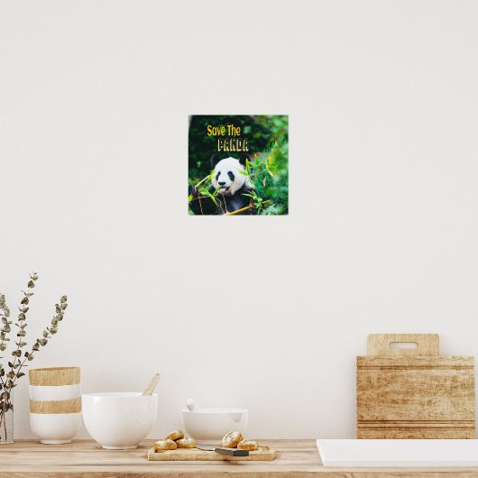 Sparen de Panda Poster (Keuken)