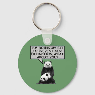 Sparen de Panda Sleutelhanger