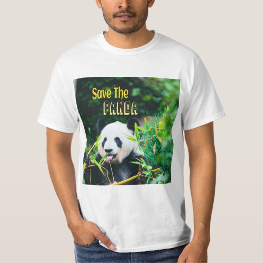 Sparen de Panda T-shirt (Voorkant)