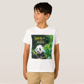 Sparen de Panda T-shirt (Voorkant volledig)