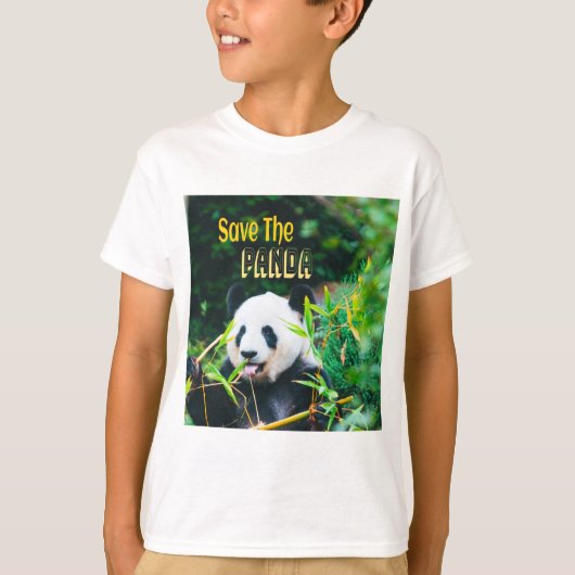 Sparen de Panda T-shirt (Voorkant)