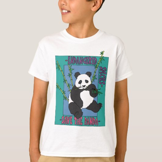 Sparen de Panda T-shirt (Voorkant)