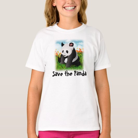 Sparen de Panda T-shirt (Voorkant)