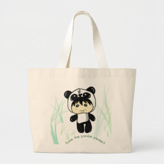 Sparen de Pandas alstublieft? Grote Tote Bag