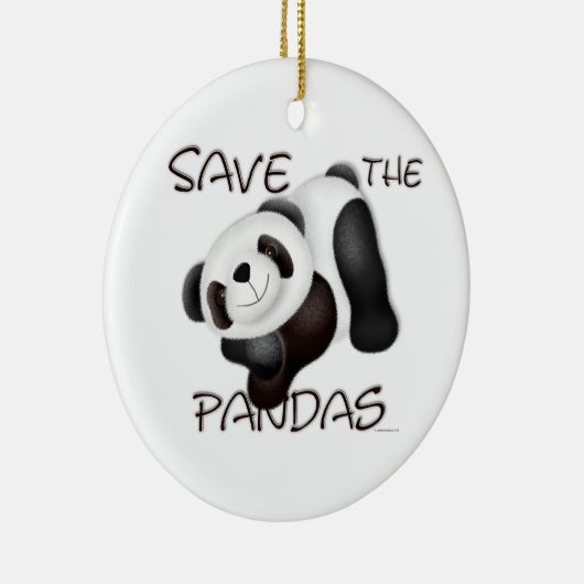 Sparen de Pandas Ornament (Rechts)