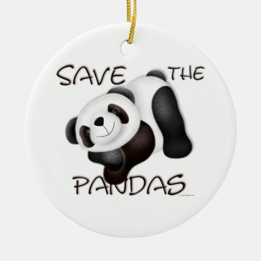 Sparen de Pandas Ornament (Voorkant)