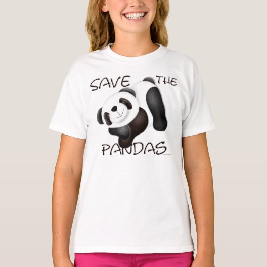 Sparen de Pandas T-Shirt (Voorkant)