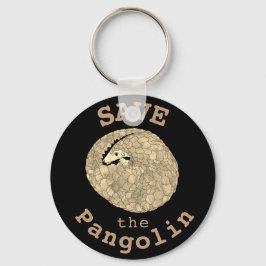 Sparen de Pangolin die de bedreigde dierkunst in e Sleutelhanger