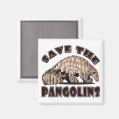 Sparen de Pangolins Magneet (Voorkant / Achterkant)