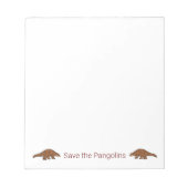 Sparen de Pangolins Notitieblok (Voorkant)