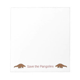 Sparen de Pangolins Notitieblok