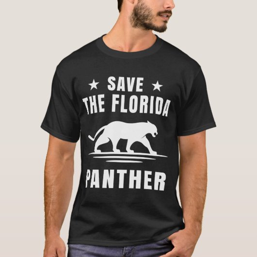 Sparen de Panther van Florida T-shirt (Voorkant)