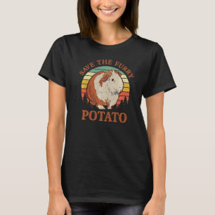 Sparen de  papegaaien van de Furry Potato Funny Gu T-shirt