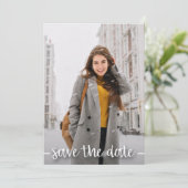 Sparen de Partij van de Graduatie van de Foto van  Kaart (Staand voorkant)