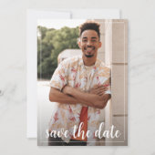 Sparen de Partij van de Graduatie van de Foto van  Kaart (Voorkant)