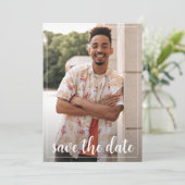 Sparen de Partij van de Graduatie van de Foto van  Kaart (Staand voorkant)