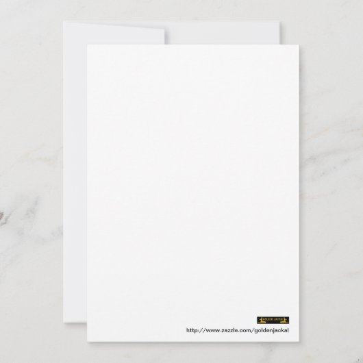 Sparen de Partij van de Uitnodiging van de Datum B (Achterkant)