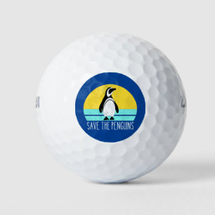 Sparen de pinguïns golfballen