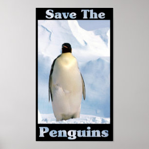 Sparen de Pinguïns Poster
