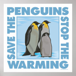 Sparen de Pinguïns Poster