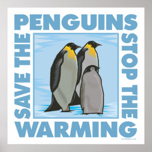 Sparen de Pinguïns Poster