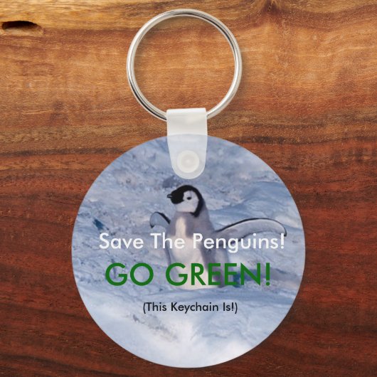 Sparen de pinguïns sleutelhanger (Voorkant)