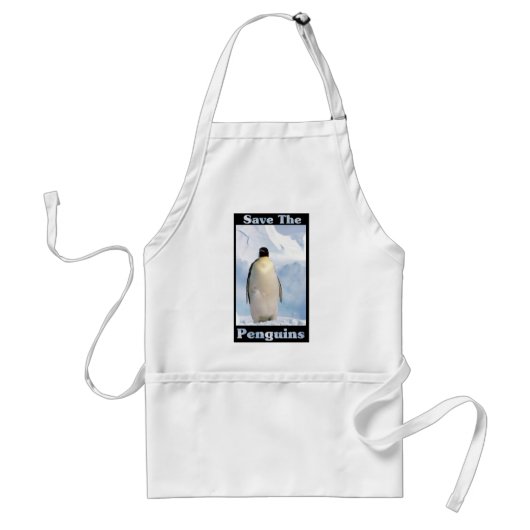 Sparen de Pinguïns Standaard Schort (Voorkant)