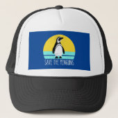 Sparen de pinguïns trucker pet (Voorkant)
