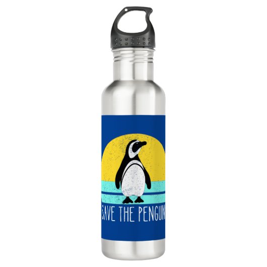 Sparen de pinguïns waterfles  (Voorkant)