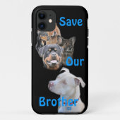 Sparen de Pitbull Case-Mate iPhone Case (Achterkant)