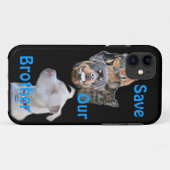 Sparen de Pitbull Case-Mate iPhone Case (Achterkant (horizontaal))