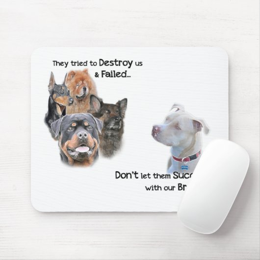 Sparen de Pitbull Muismat (Met muis)