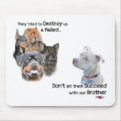 Sparen de Pitbull Muismat (Voorkant)