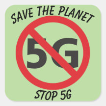 Sparen de Planet, Stop 5G sticker