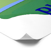 Sparen de Plant van de Wereld een Boom Poster (Hoek)