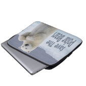 Sparen de Polaire Beren Laptop Sleeve (Voorkant onderkant)
