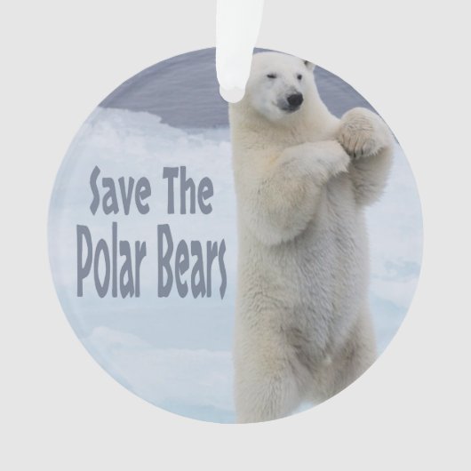 Sparen de Polaire Beren Ornament (voorkant)